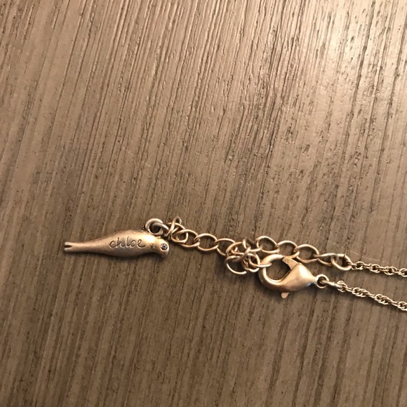 Chloe and Isabel Sculpted Feather Leather Bracelet and Leaf Necklace set - Picture 5 of 7